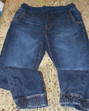 jeans bambino 11/12 anni ZARA lavaggio blu scuro modello joggers, elasticizzato