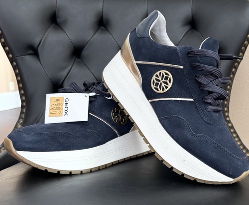 Geox navy white - white, up