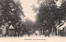 4601) VENTIMIGLIA (IMPERIA) CORSO PRINCIPE AMEDEO CHIOSCO, CAFE' PARIS, EDICOLA.