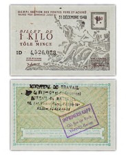 Billet 1 KILO DE TOLE MINCE -