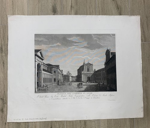 Stampa antica piazza del - stampa,