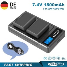 2x batteria NP-FW50 +