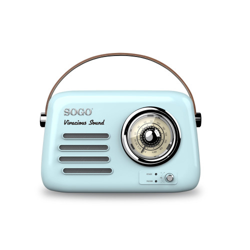 Radio retrò con altoparlante