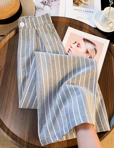 Pantaloni donna palazzo righe - donna,