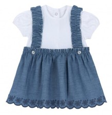 Vestito Chicco bimba effetto denim 016930