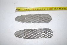 inserti in alluminio pedane accessorio moto epoca hd guzzi gilera mondial scoote