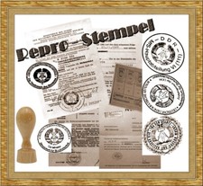 Timbro RDT MFS GST Stasi esercito popolare nazionale, NVA, MdI, polizia popolare, MZ, RD