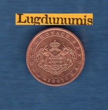 Monaco 2001 2 centimes d'euro