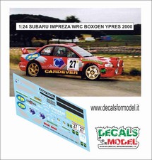 DECALS 1:24 SUBARU IMPREZA WRC
