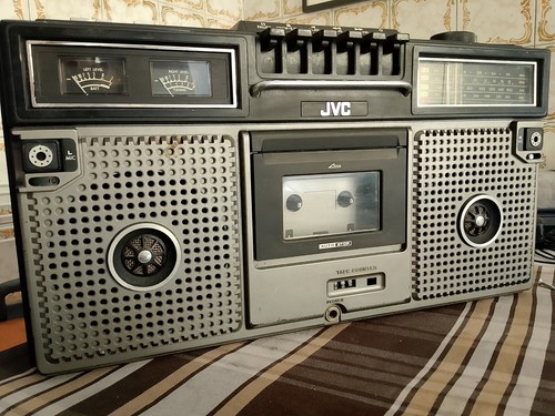 Vintage jvc 717l boombox - rc-717l,