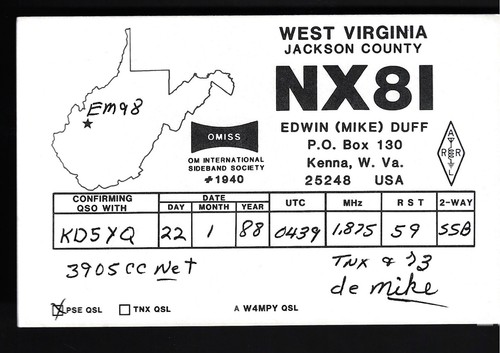 Scheda radio qsl - scheda,