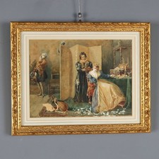 Dipinto antico firmato - dipinto,