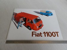 BROCHURE DEPLIANT ORIGINALE FIAT 1100 T FURGONE LINGUA FRANCESE
