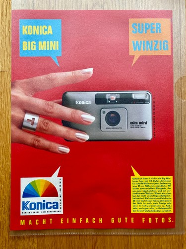 Konica big mini kamera - konica,