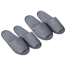  4 Pairs Ciabatte Monouso Pieghevoli Da Viaggio Pantofole Portatili