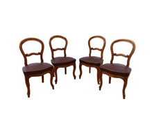 Gruppo di quattro sedie Luigi