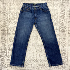 Jeans vintage Marc Ecko n. 72 Times Square Uomo Southwestern Y2K Blu Taglia 33 x 30