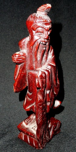 Statua orientale legno - orientale, in