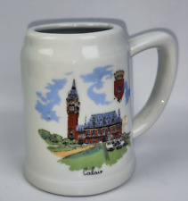 PORCELAINE LIMOGES FRANCE TAZZA BOCCALE BICCHIERE CALAIS BIRRA CERAMICA SOUVENIR
