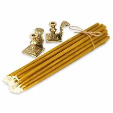 Coppia di mini portacandele in