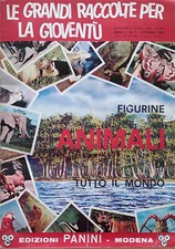 ALBUM FIGURINE "ANIMALI DI TUTTO IL MONDO" COMPLETO, PANINI 1965
