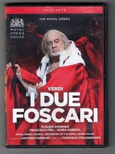 Dvd Verdi I DUE FOSCARI Antonio Pappano - Placido Domingo Francesco Meli 2016