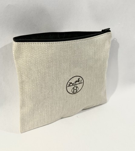 Hermès pouch chevron - –,
