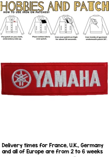 Patch yamaha rossa - logo, badge