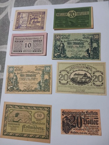 Lotto notgeld banconote di - ,