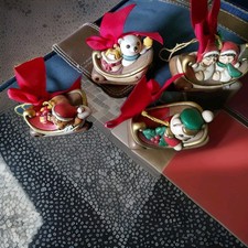 4 Slittine addobbi natale