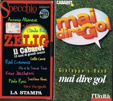 MAI DIRE GOL + ZELIG -  2 VHS