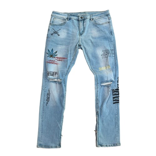 Jeans crysp denim distressed - crysp,