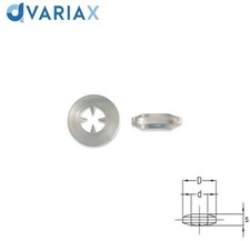 RONDELLA SOTTOTESTA IN PVC CON GUIDE PER CAPPELLOTTO LAMIERE GRECATE - 100 PZ