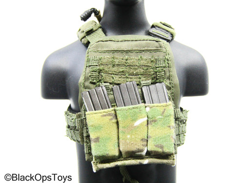 Gilet portatarga molle - gilet, verde