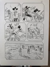 Biglia Tavola Originale del N 41 di TEX Speciale , "Ben il Bugiardo"