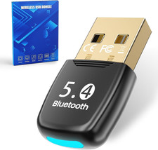 Adattatore Bluetooth PC – 5.4 Bluetooth Dongle, USB Bluetoot H Stick, Low Latenc