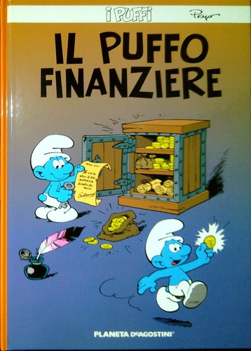 Puffi puffo finanziere - i, puffi.