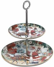 Alzatina Babbo Natale 2 piani