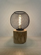 Lampada in legno di Ulivo