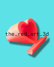 STAND TELEFONO CUORE DESIGN IDEA REGALO 3D CELLULARE IPHONE SAMSUNG