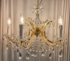 lampadario tutto in cristallo