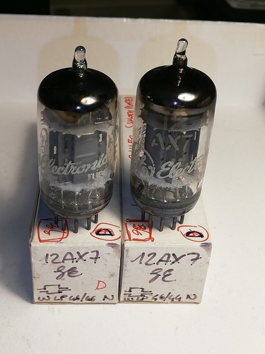 Tube 12ax7 ge - x, pair)