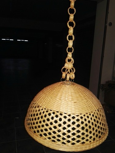 Lampadario vimini naturale - vimini,