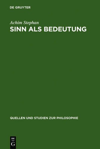 Sinn als bedeutung - bedeutung,