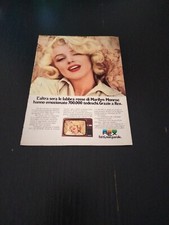 1975 MARILYN MONROE RCC 26 SENSOR REX TELEVISORE VINTAGE AD PUBBLICITA