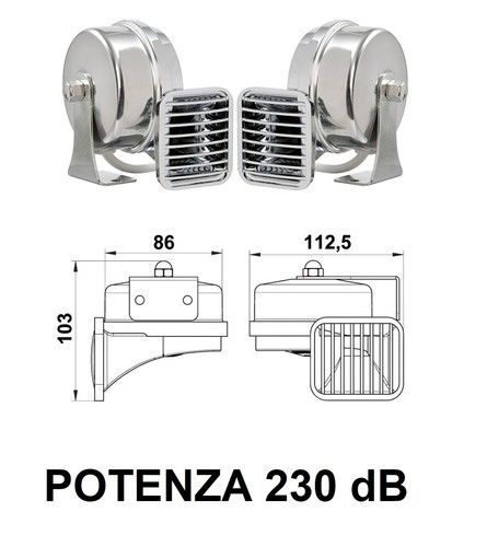Tromba doppia membrana - tromba, in