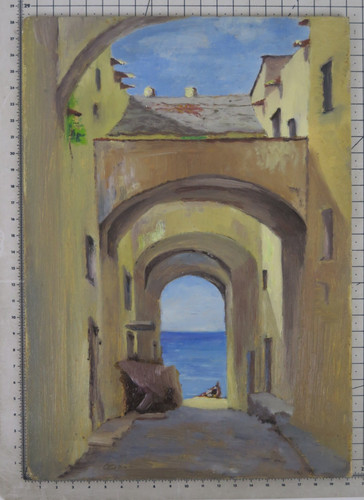 Varigotti vico rosso quadro - vico, ad