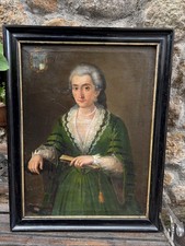 Dipinto antico dama - antico,