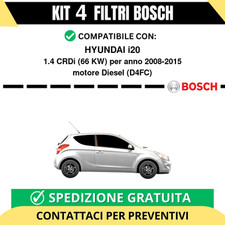 KIT BOSCH 4 Filtri tagliando