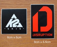 2 adesivi sticker decalcomania